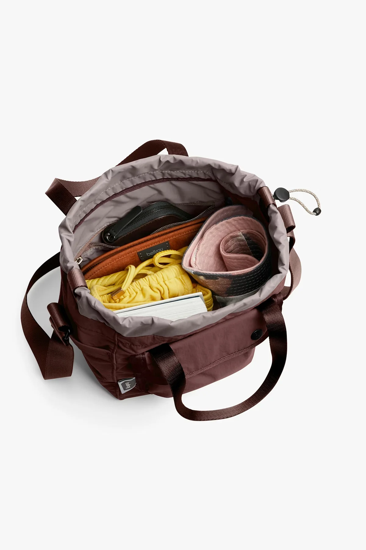 Bellroy Cinch Bucket Bag Burgundy - Image 2