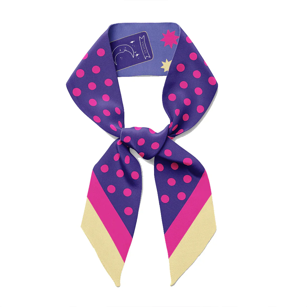 Centinelle Fortune Silk Twilly Scarf - Image 4