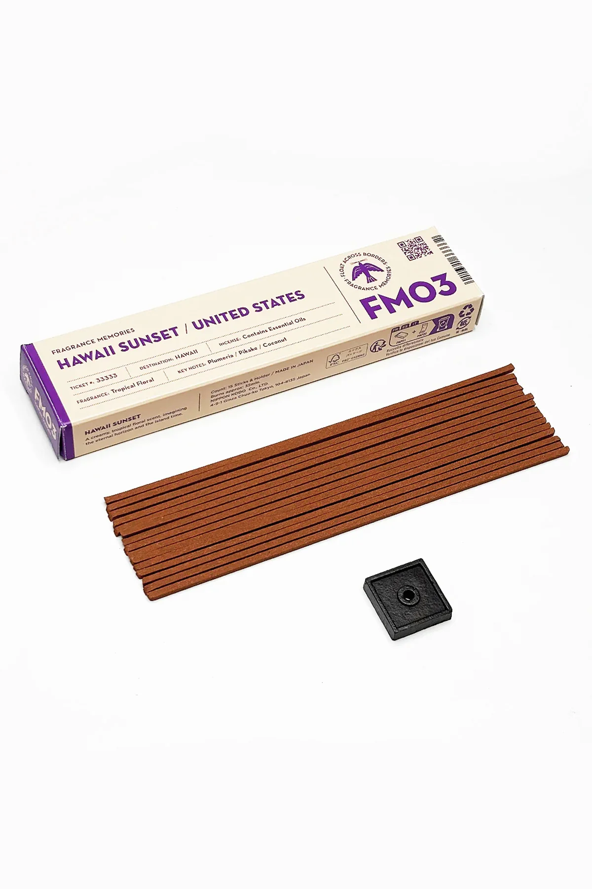 FRAGRANCE MEMORIES Incense Hawaii Sunset - Image 2