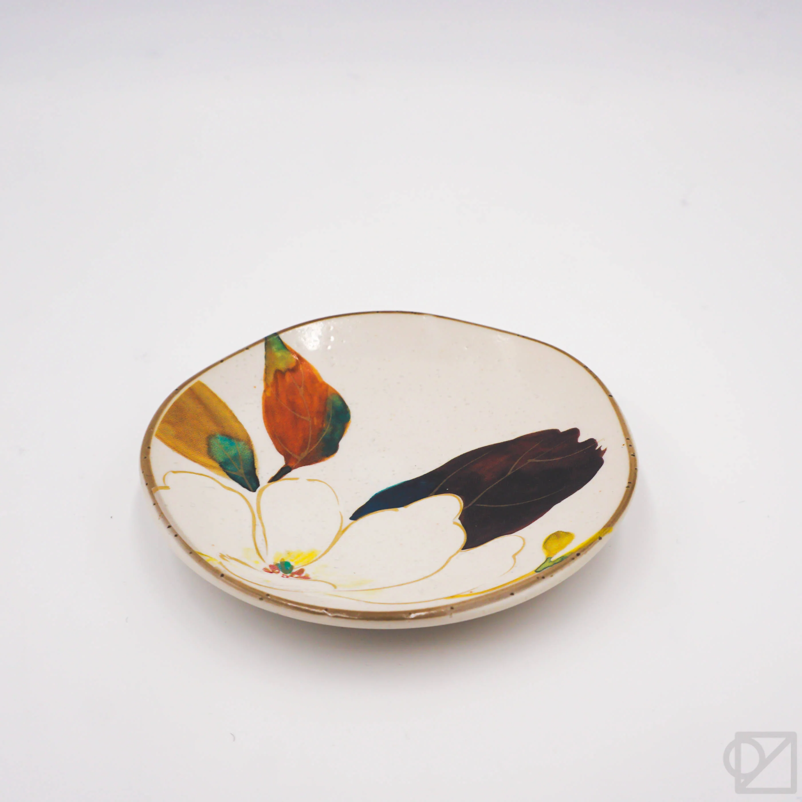Hana Bloom Mini Plate White - Image 3