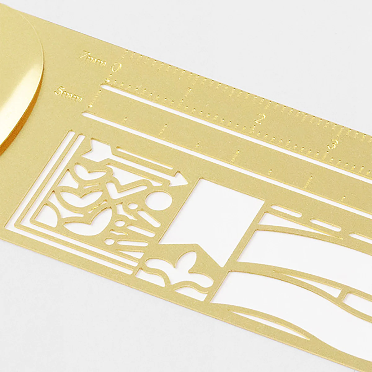 Midori Chiratto Clip Ruler Decorative Pattern - Image 7