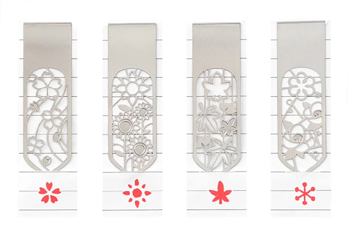 Midori Flower Bookmark Clips - Image 5