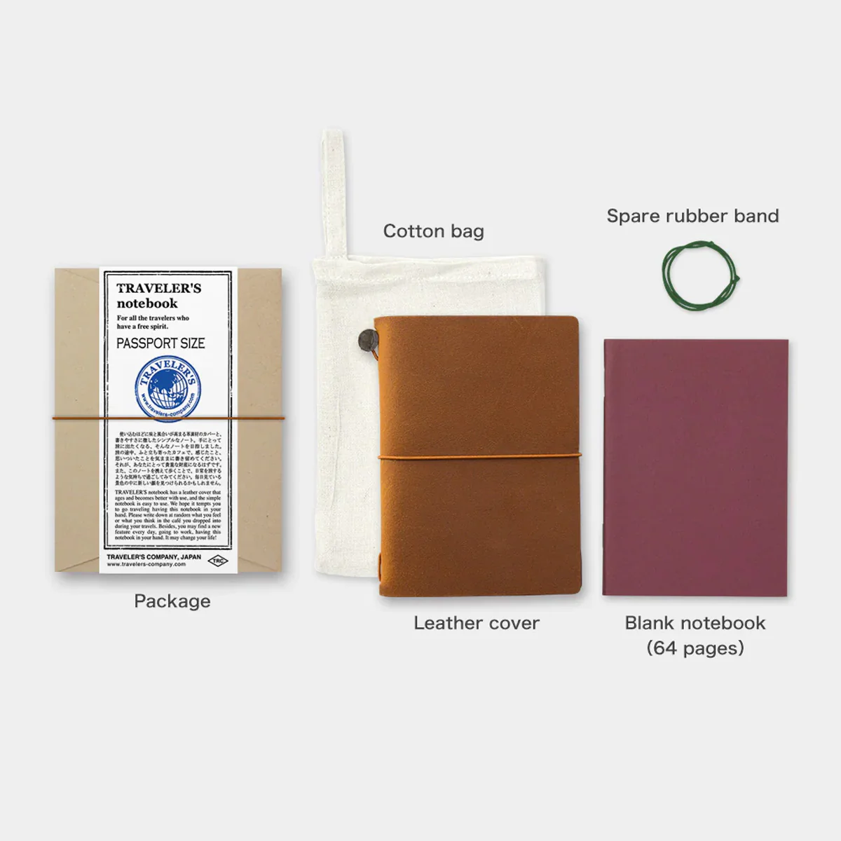 TRAVELER'S notebook Passport Camel - Image 5