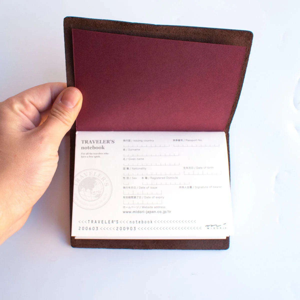 TRAVELER'S notebook Passport Brown - Image 10