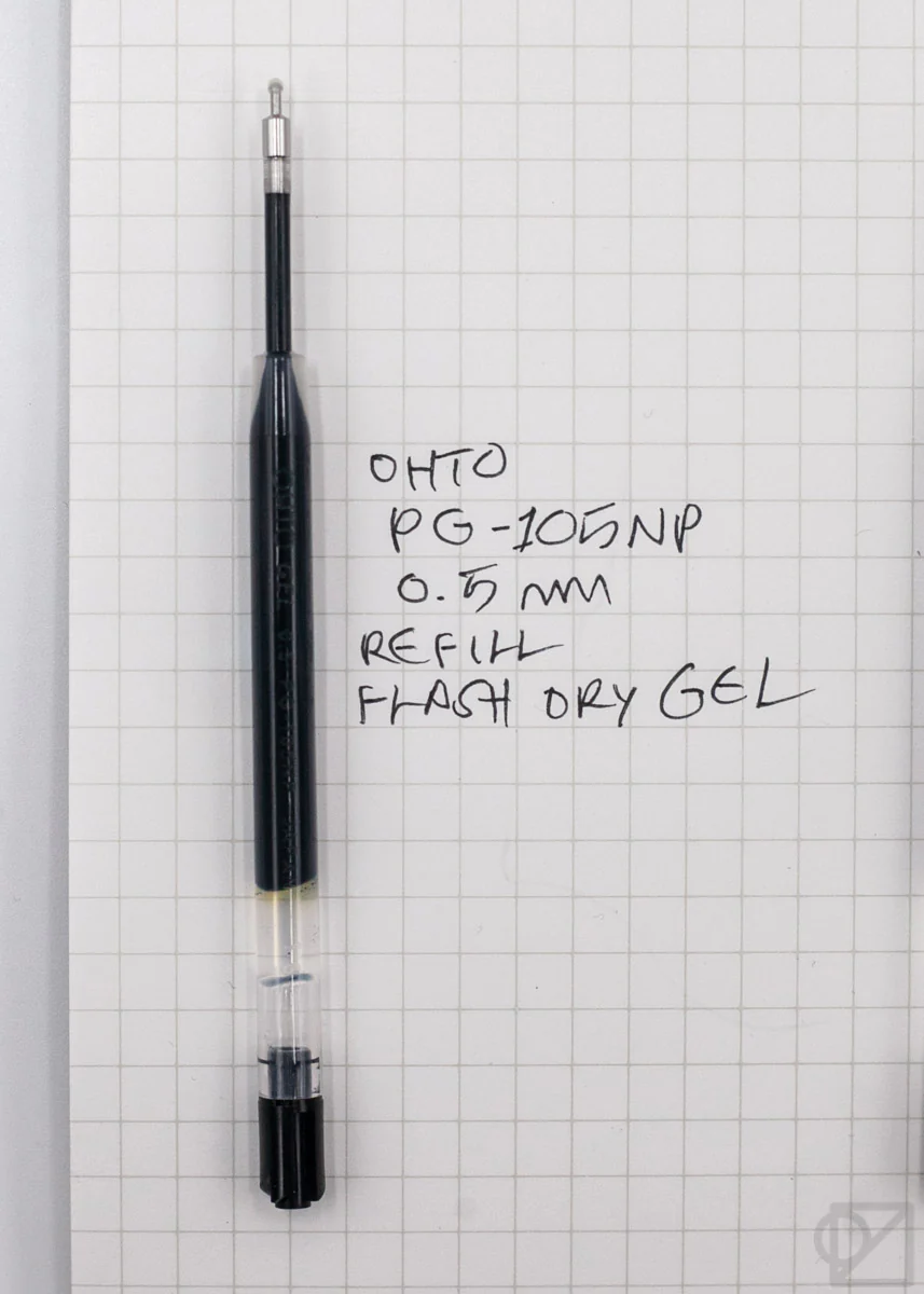 OHTO PG-105NP Flash Dry 0.5mm Gel Pen Refill - Image 5