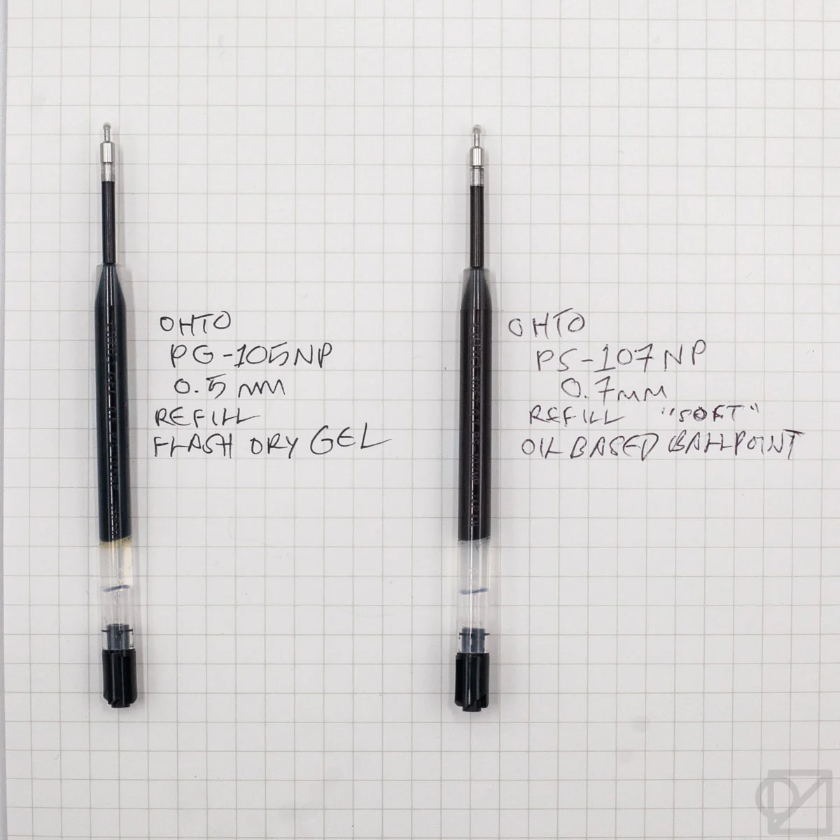 OHTO PG-105NP Flash Dry 0.5mm Gel Pen Refill - Image 6
