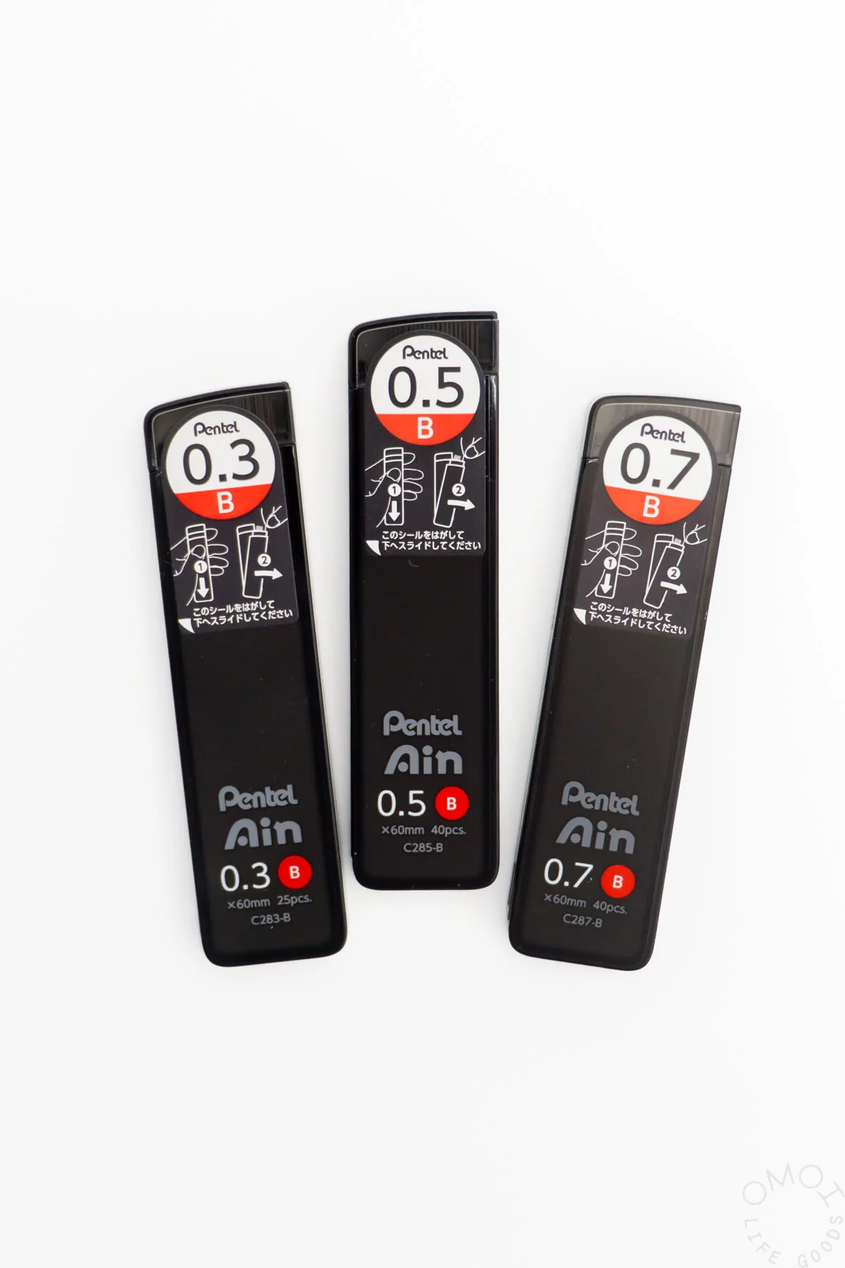 Pentel AIN STEIN Pencil Lead B Refills - Image 5