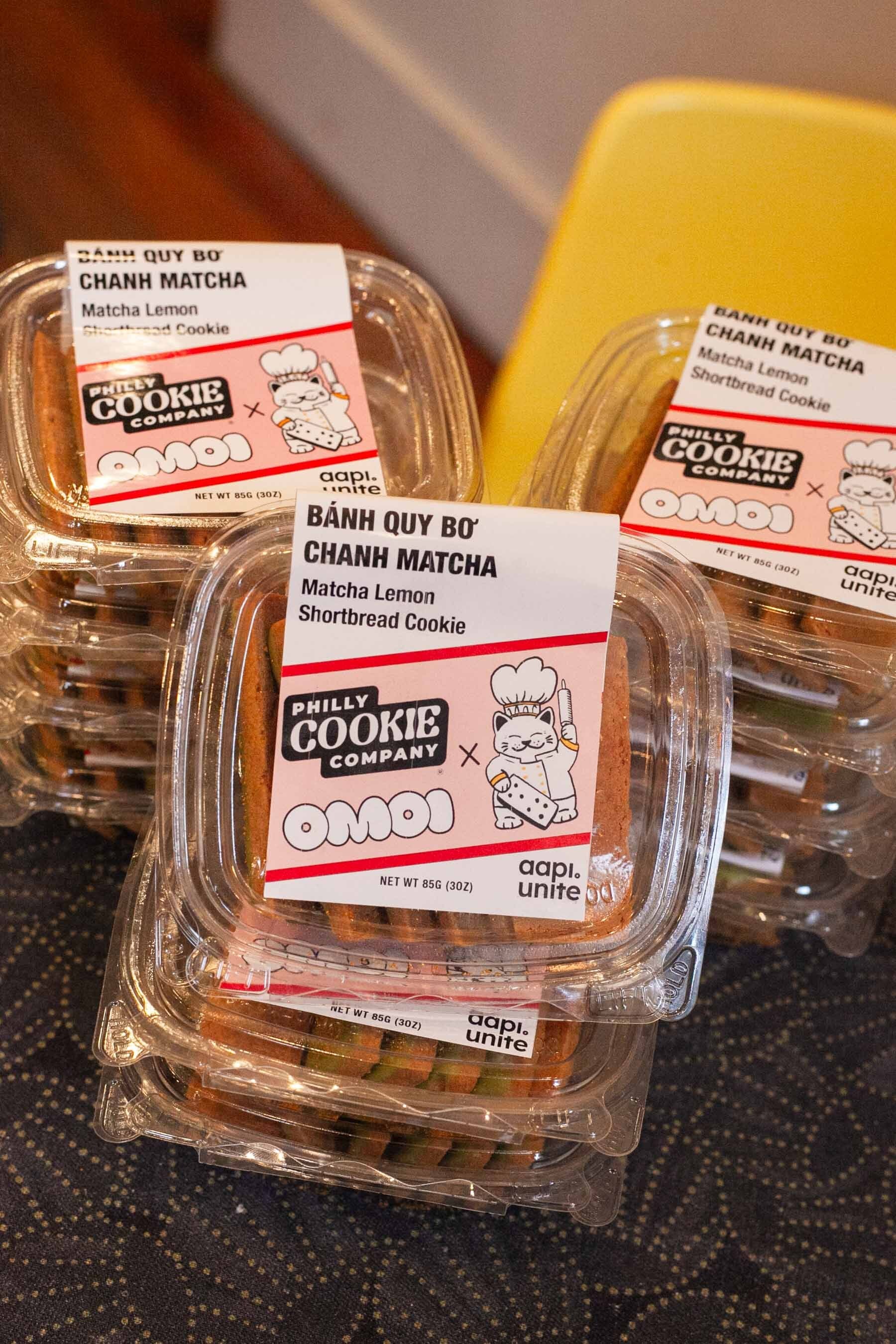 Philly Cookie Co. × OMOI Matcha Lemon Shortbread Cookie Multi-Pack - Image 3