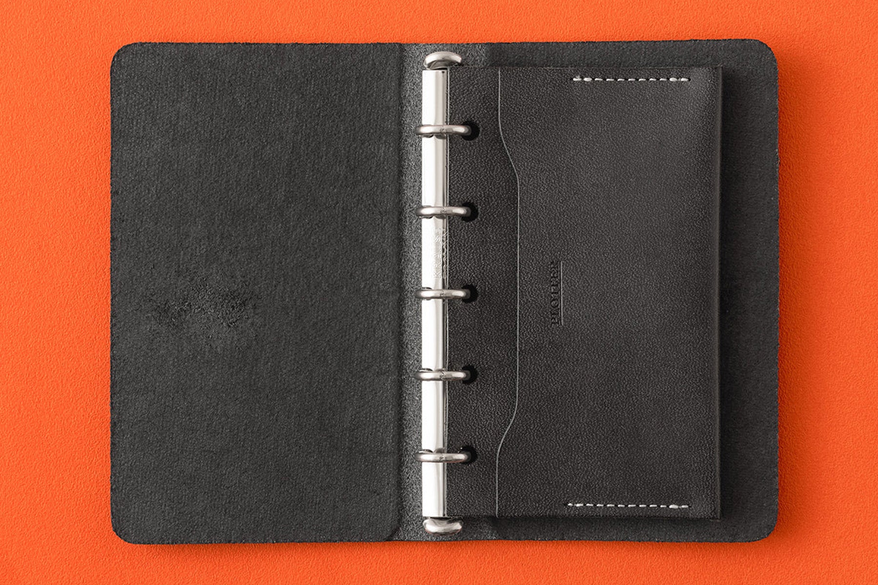 PLOTTER Double Pocket Leather Card Case Mini-5 Size - Image 5