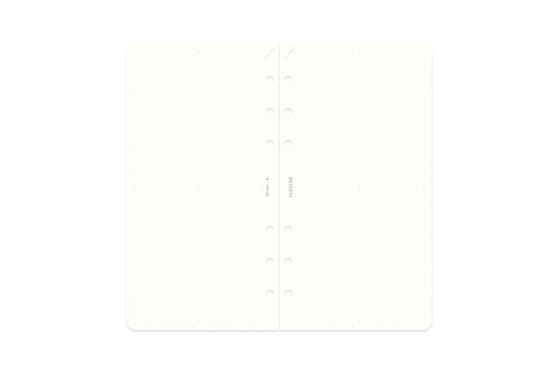 PLOTTER Refill Memo Pad 5mm Dot Grid Bible Size - Image 2