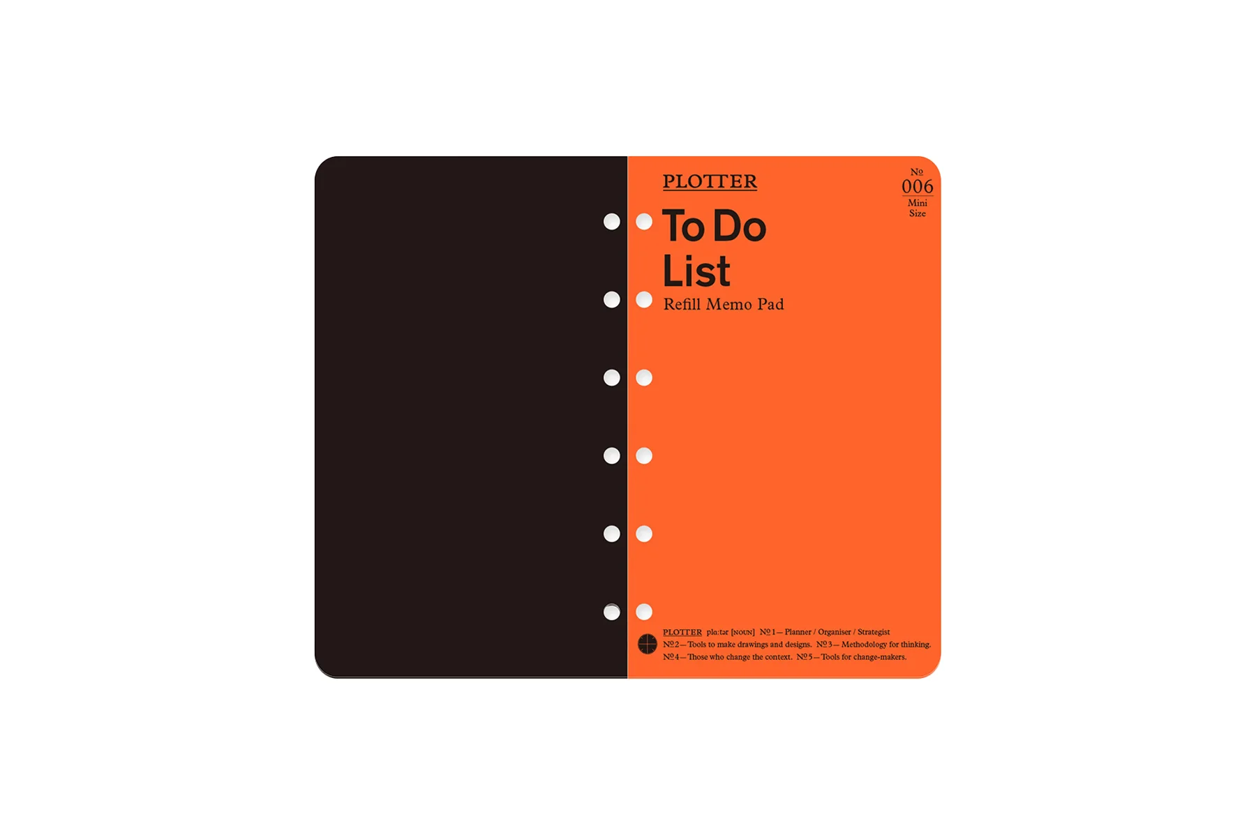 PLOTTER Refill Memo Pad To Do List Mini Size - Image 3