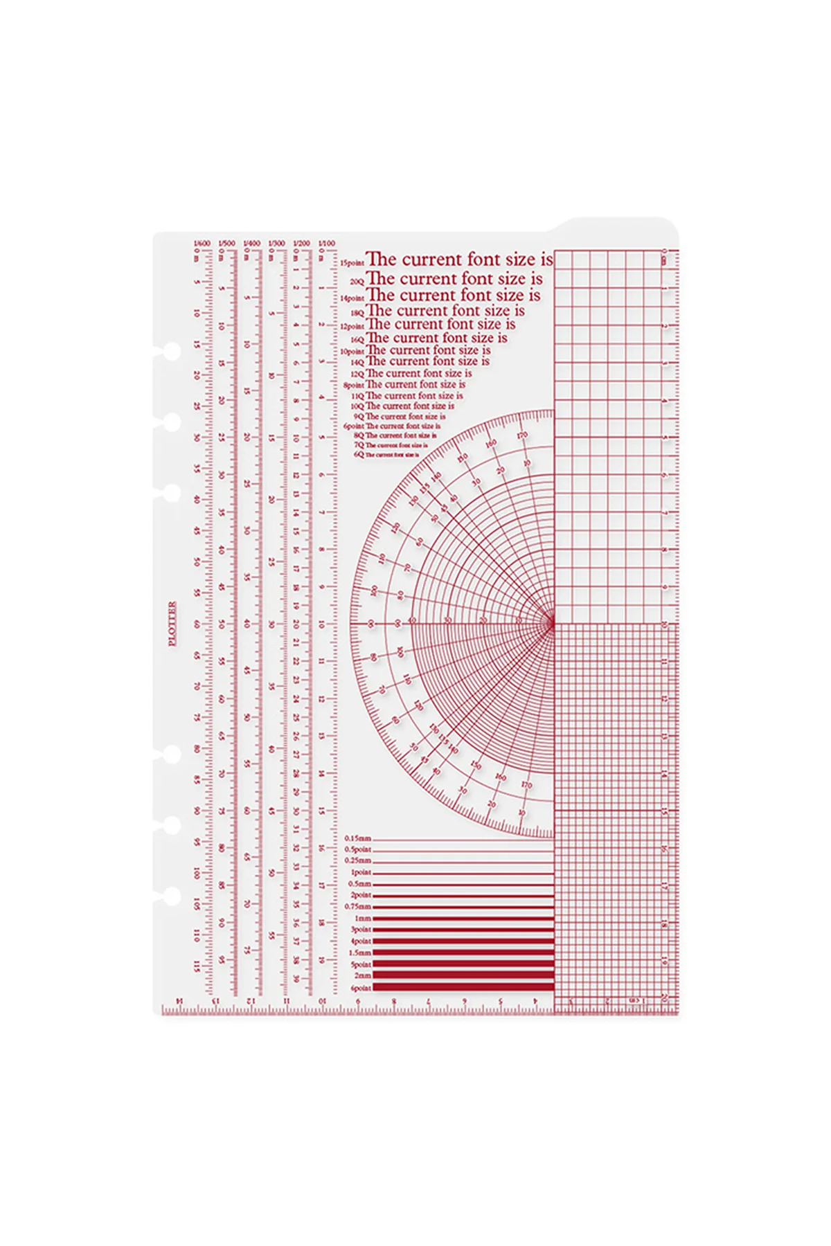 PLOTTER Ruler Pad A5 Size - Image 3