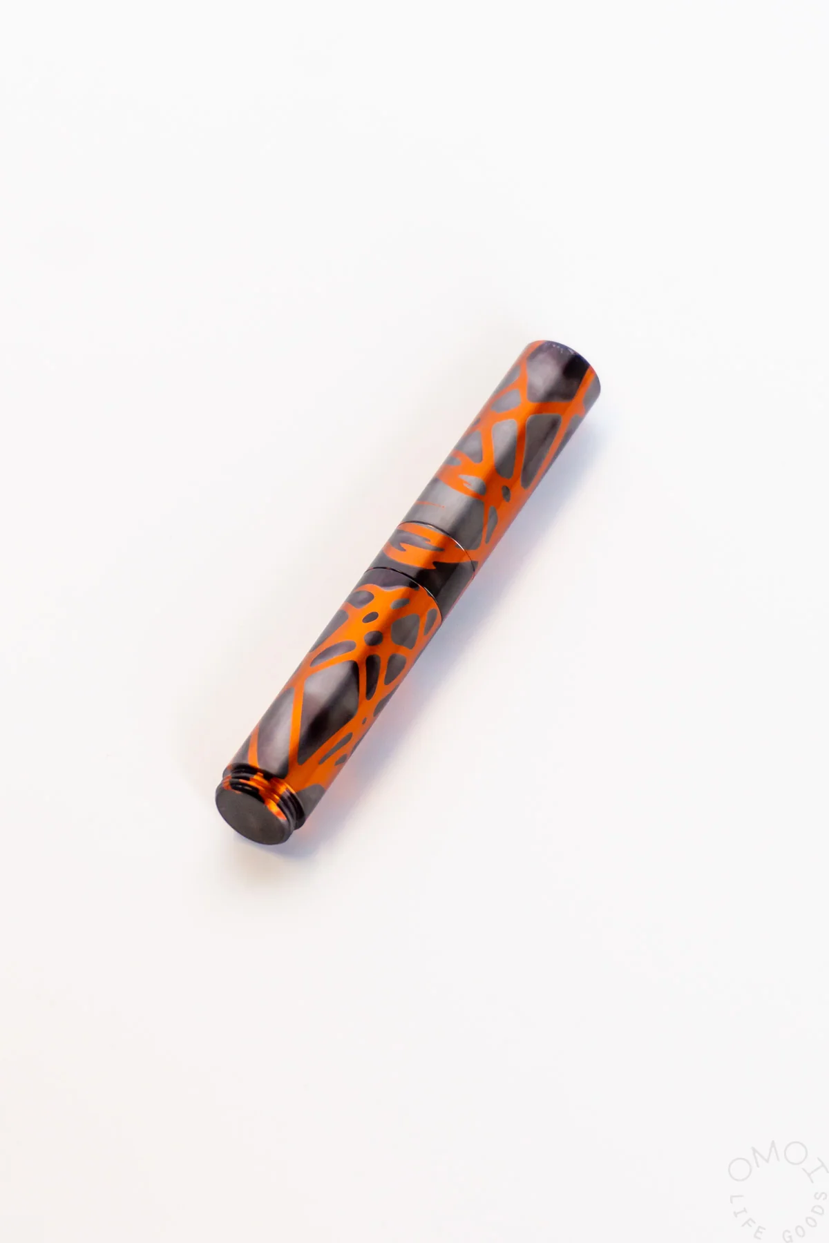 Schon DSGN Anodized Aluminum "Pocket 6" Fountain Pen Orange Smoke - Image 4