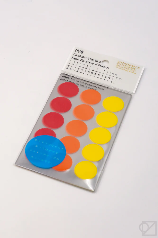 STÁLOGY 006 Washi Tape Dot Stickers Fine Shuffle - Image 9