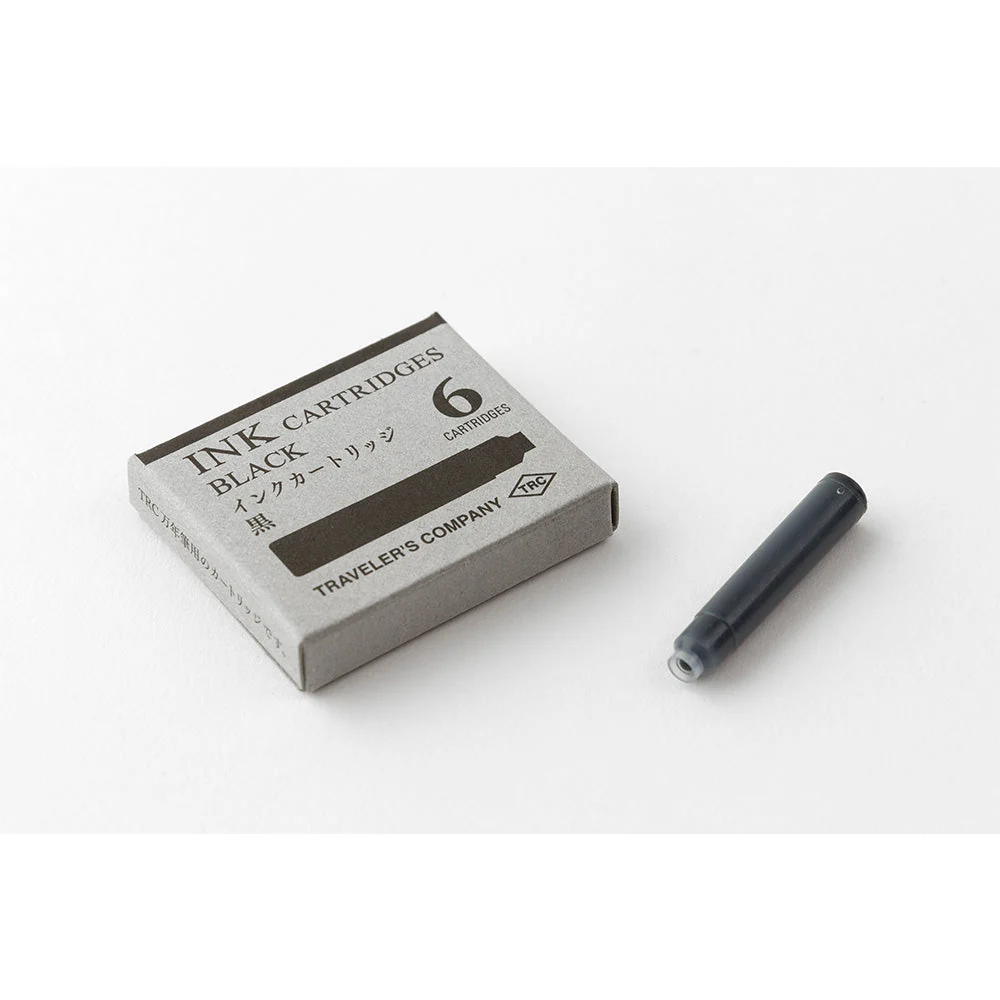TRC BRASS PEN Refill Ink Cartridges 6 pack - Image 4