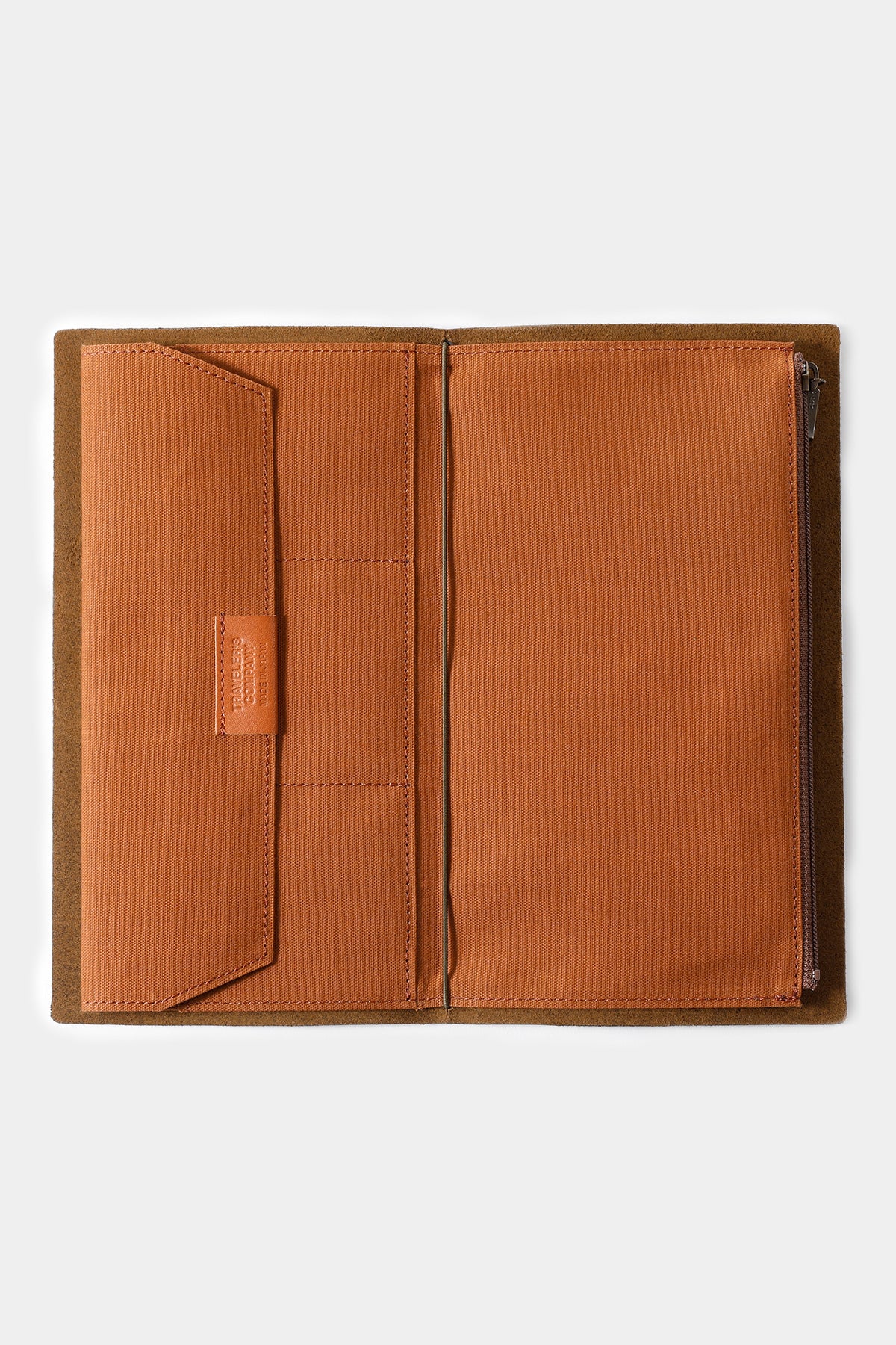 TRAVELER'S FACTORY Cotton Zipper Case Brown - Image 3