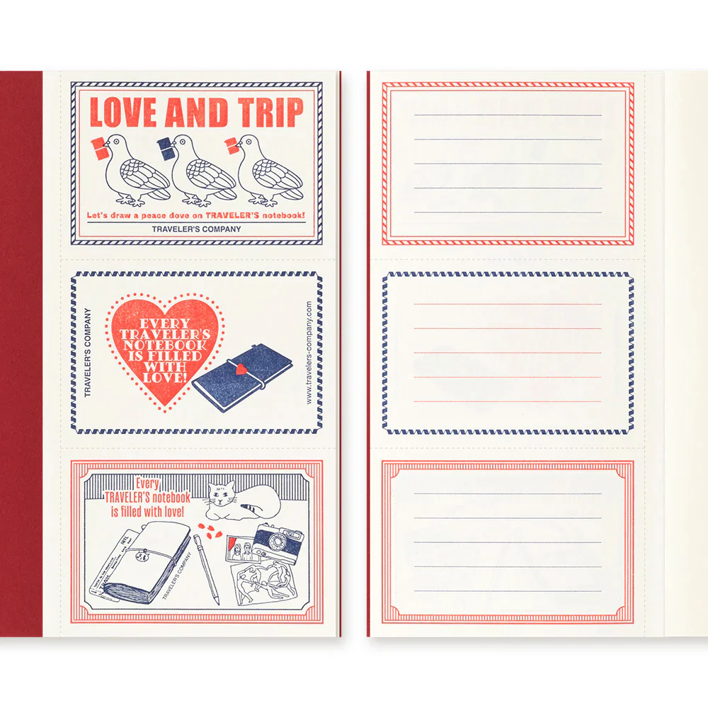 TRAVELER'S notebook Refill LOVE AND TRIP - Image 6