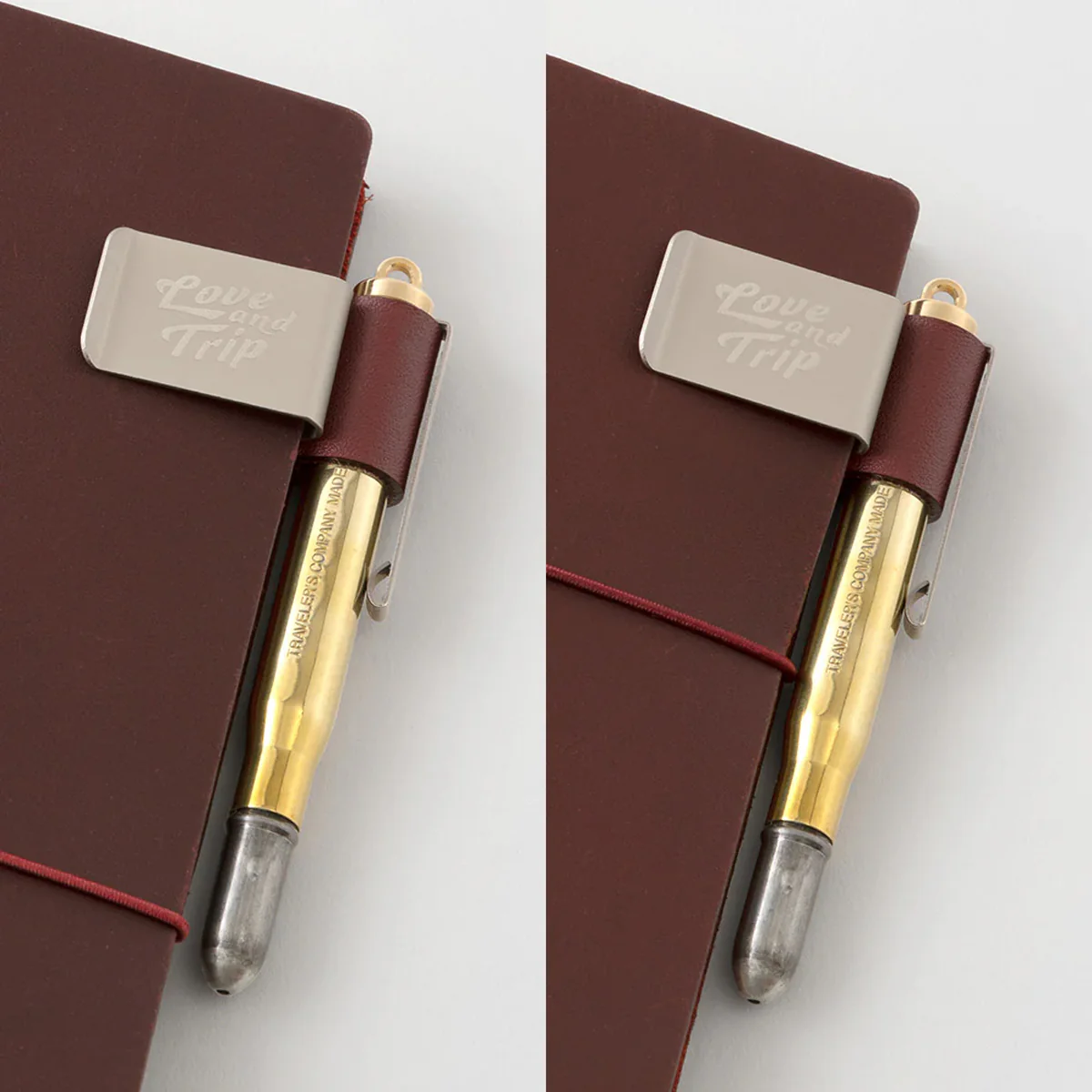 TRAVELER'S notebook Pen Holder LOVE AND TRIP Red - Image 3