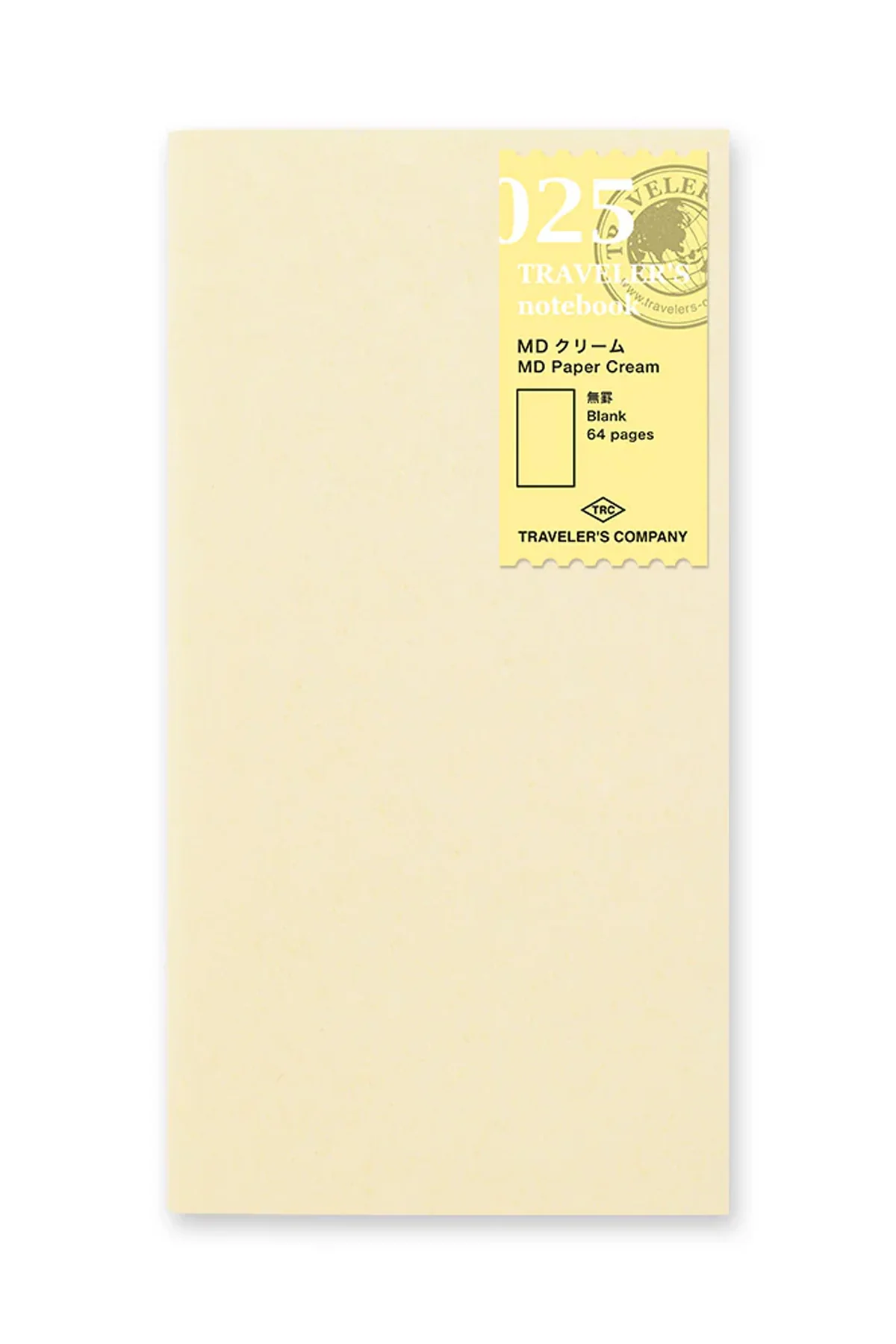 TRAVELER'S notebook 025 MD Paper Cream Blank