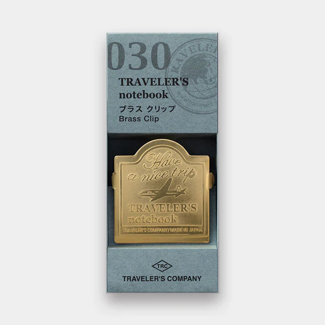 TRAVELER'S notebook 030 BRASS Clips - Image 6