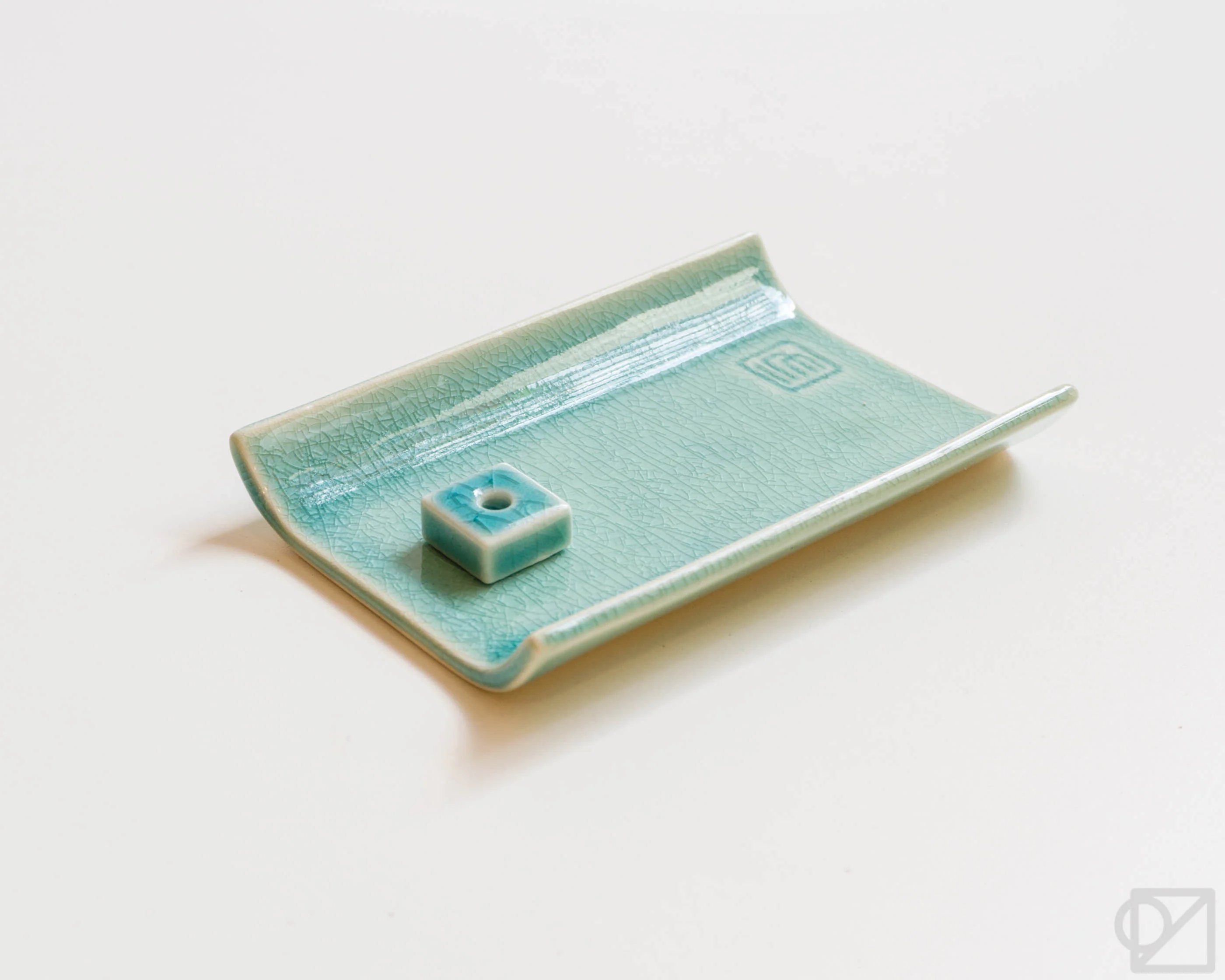 Yukari Plate Incense Burner Green - Image 6